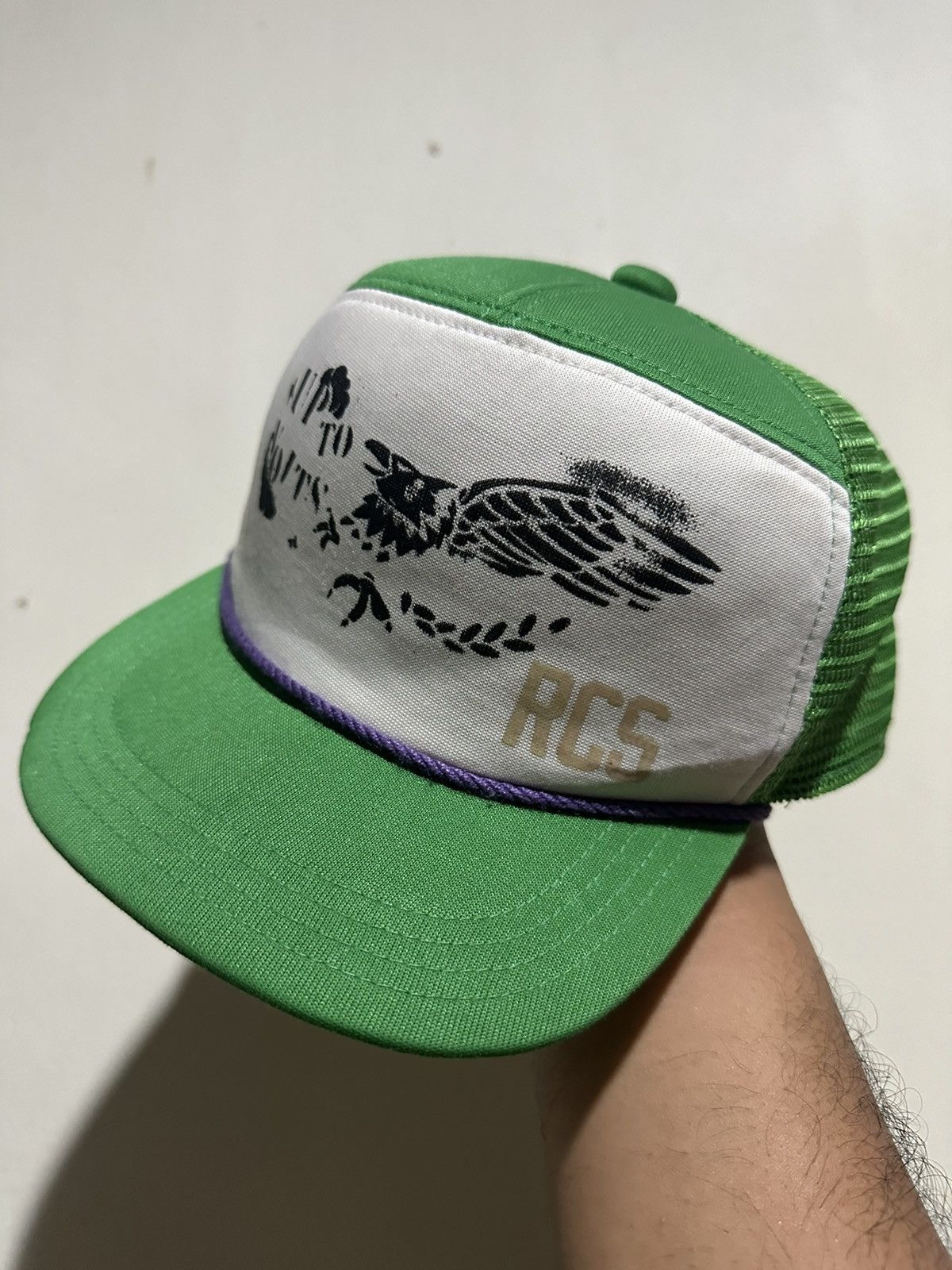 Japanese Brand VTG Radeo Crown Trucker Hat Size ONE SIZE - 2 Thumbnail