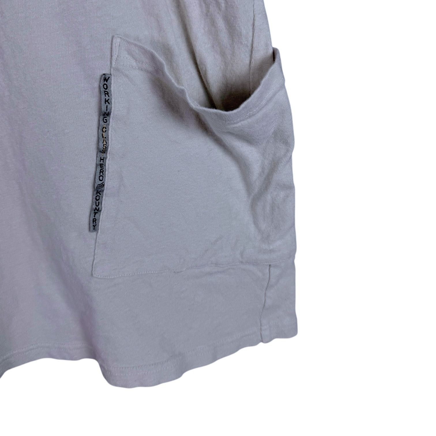 Kapital Men's Kapital Japan Asymmetrical Pocket Cotton Logo T Small Size US S / EU 44-46 / 1 - 3 Thumbnail