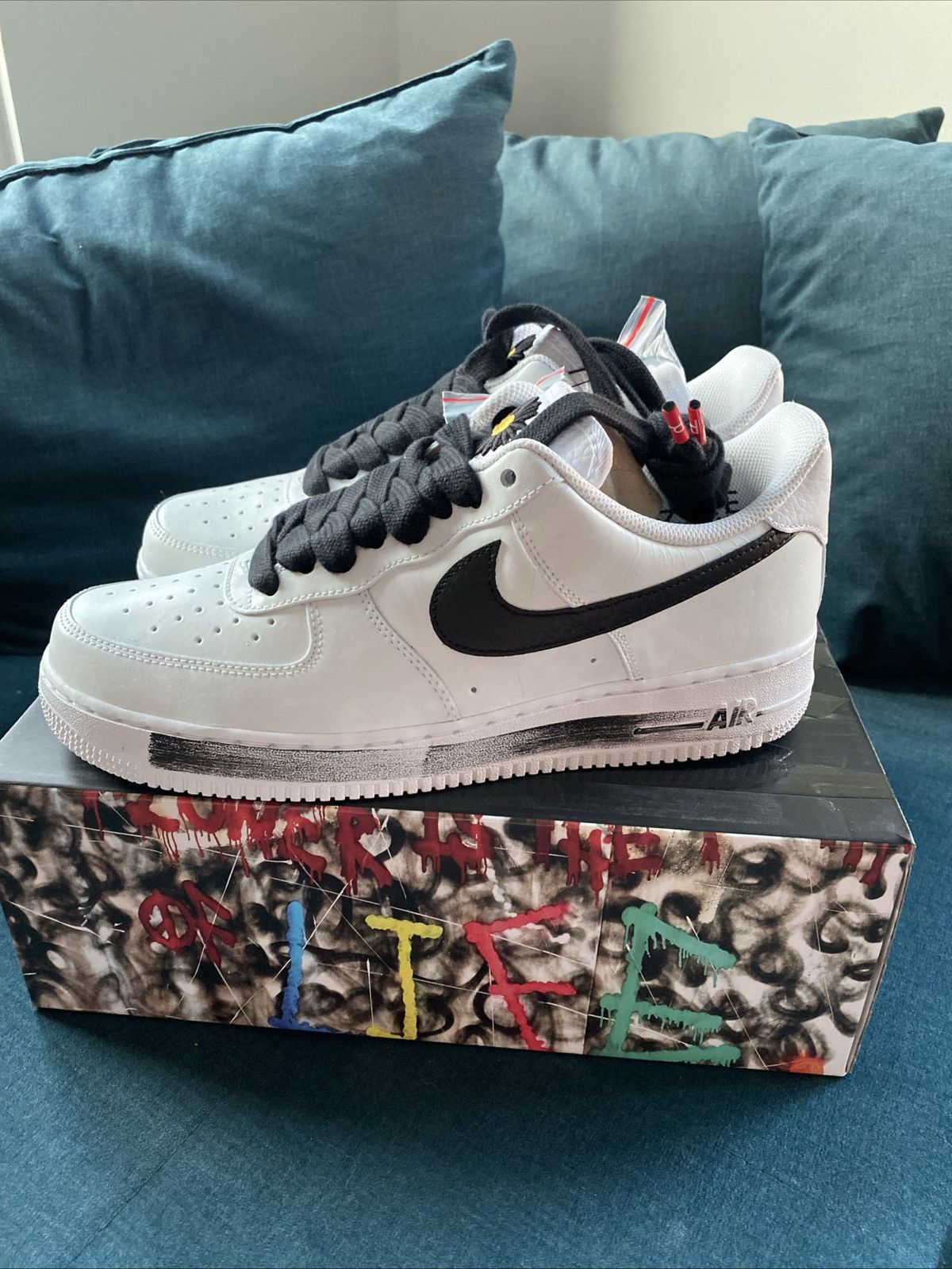 Nike × peaceminusone Nike Air Force 1 G-Dragon Peaceminusone Para-Noise 2.0 Size US 11 / EU 44 - 5 Thumbnail