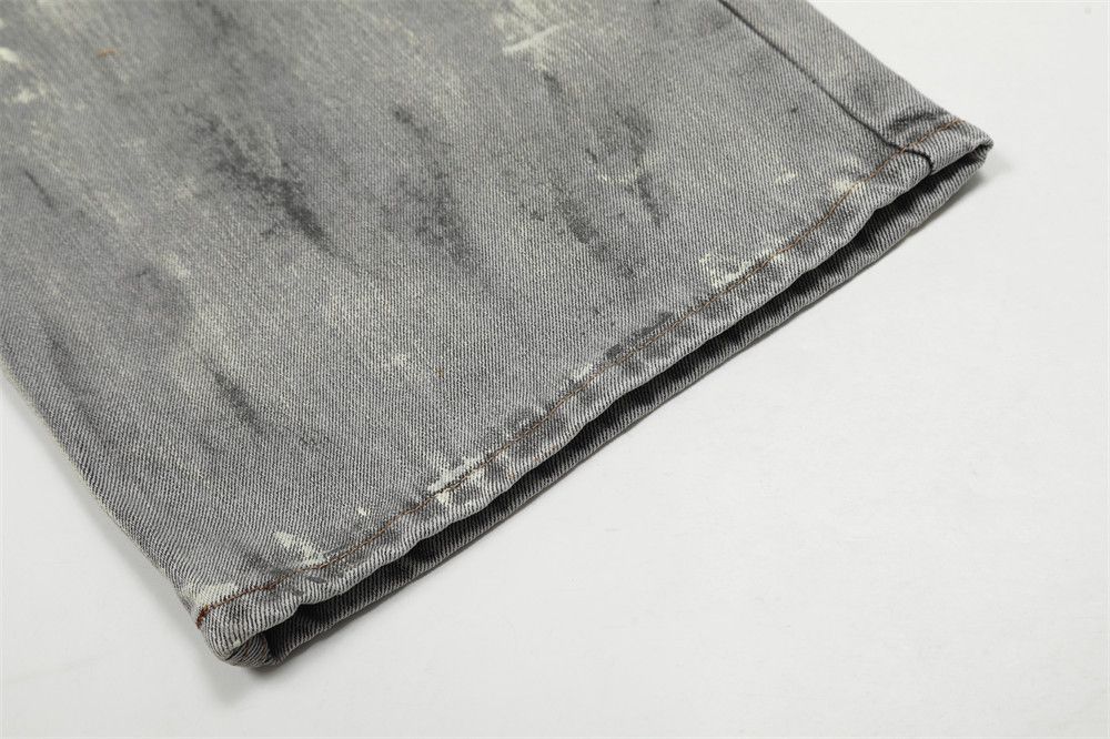Japanese Brand × Jean Painted Washed Distressed Jeans Size US 32 / EU 48 - 9 Thumbnail