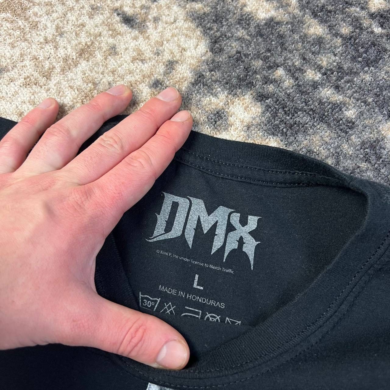 Rap Tees DMX Vintage Y2K Big Logo Rap T-Shirt Streetwear Style 1TS92 Size US L / EU 52-54 / 3 - 4 Thumbnail