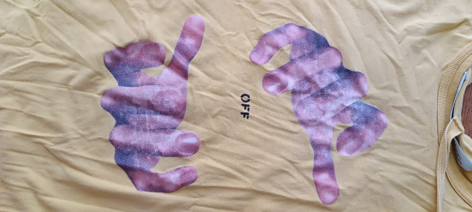 Off-White Off White Hand Long Tee Size US XL / EU 56 / 4 - 7 Thumbnail