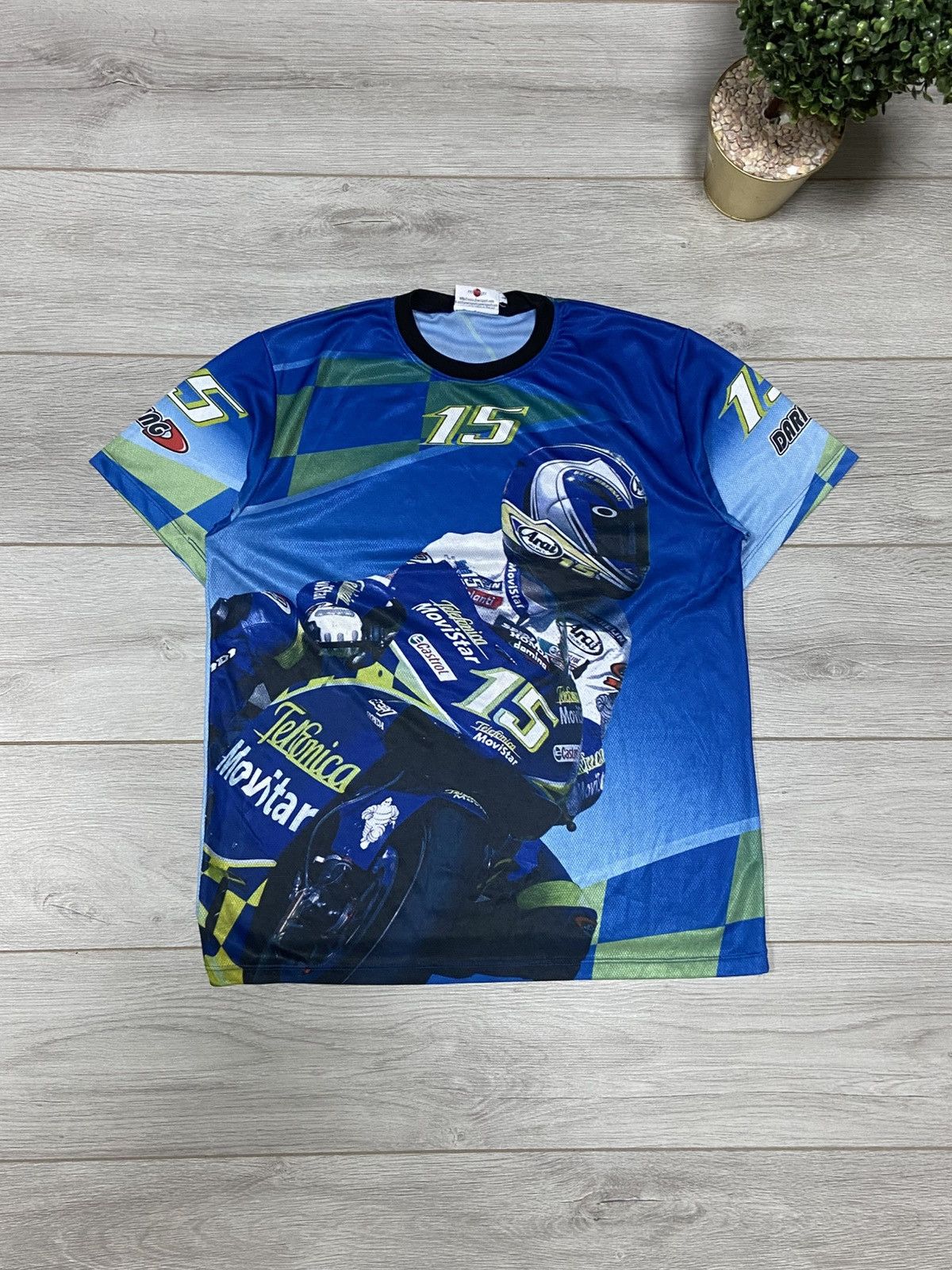 Honda Daring over print racing moto gibernau tee Size US L / EU 52-54 / 3 - 1 Thumbnail