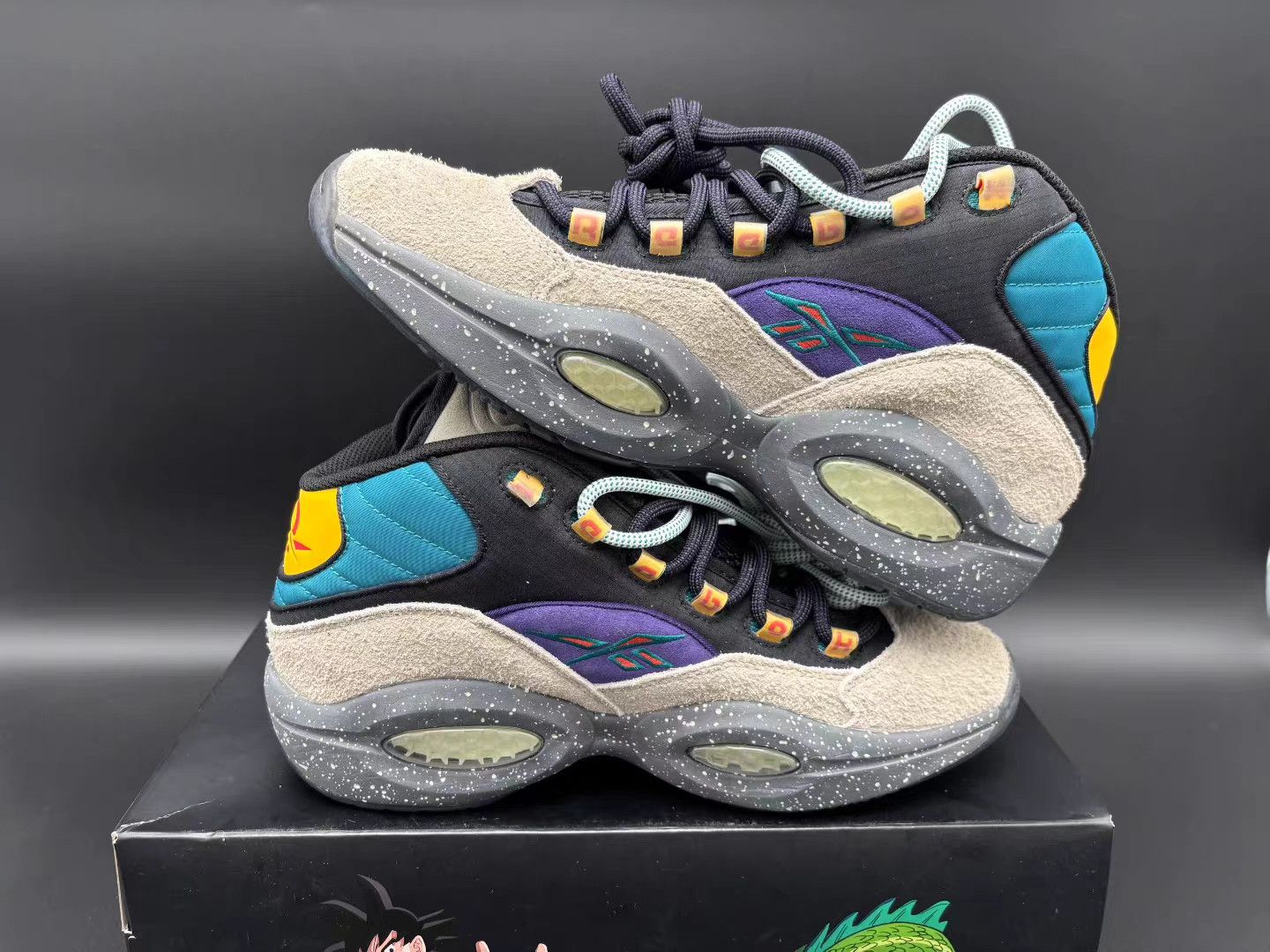 Reebok Reebok Question Mid Basketball Shoes K15 Size US 10 / EU 43 - 5 Thumbnail