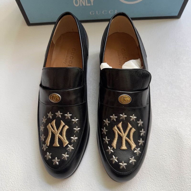 Gucci Gucci Stylish Leather Casual Loafers - Size US 8 / EU 41 - 2 Thumbnail