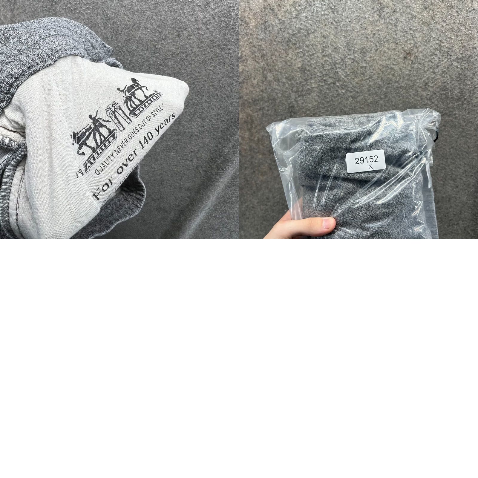 Levi's Levi's Jogger Womens 32 Gray Elastic Waist Fleece Cotton Casual Pants 27in Inseam Regular Size 32 Womens Size 24" / US 00 / IT 34 - 9 Thumbnail