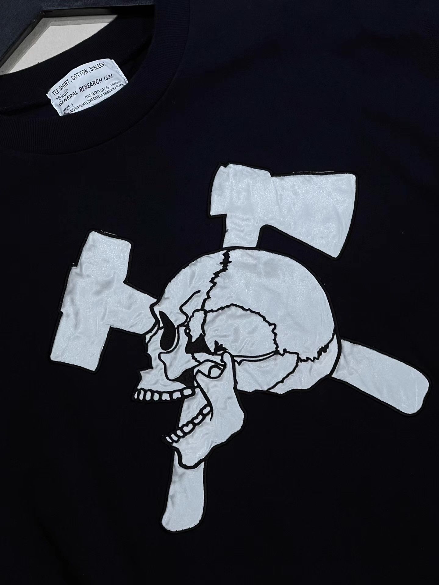 Mountain Research General Research Patchwork Skull Short Sleeve T‑shirt Q13 Size US M / EU 48-50 / 2 - 4 Thumbnail