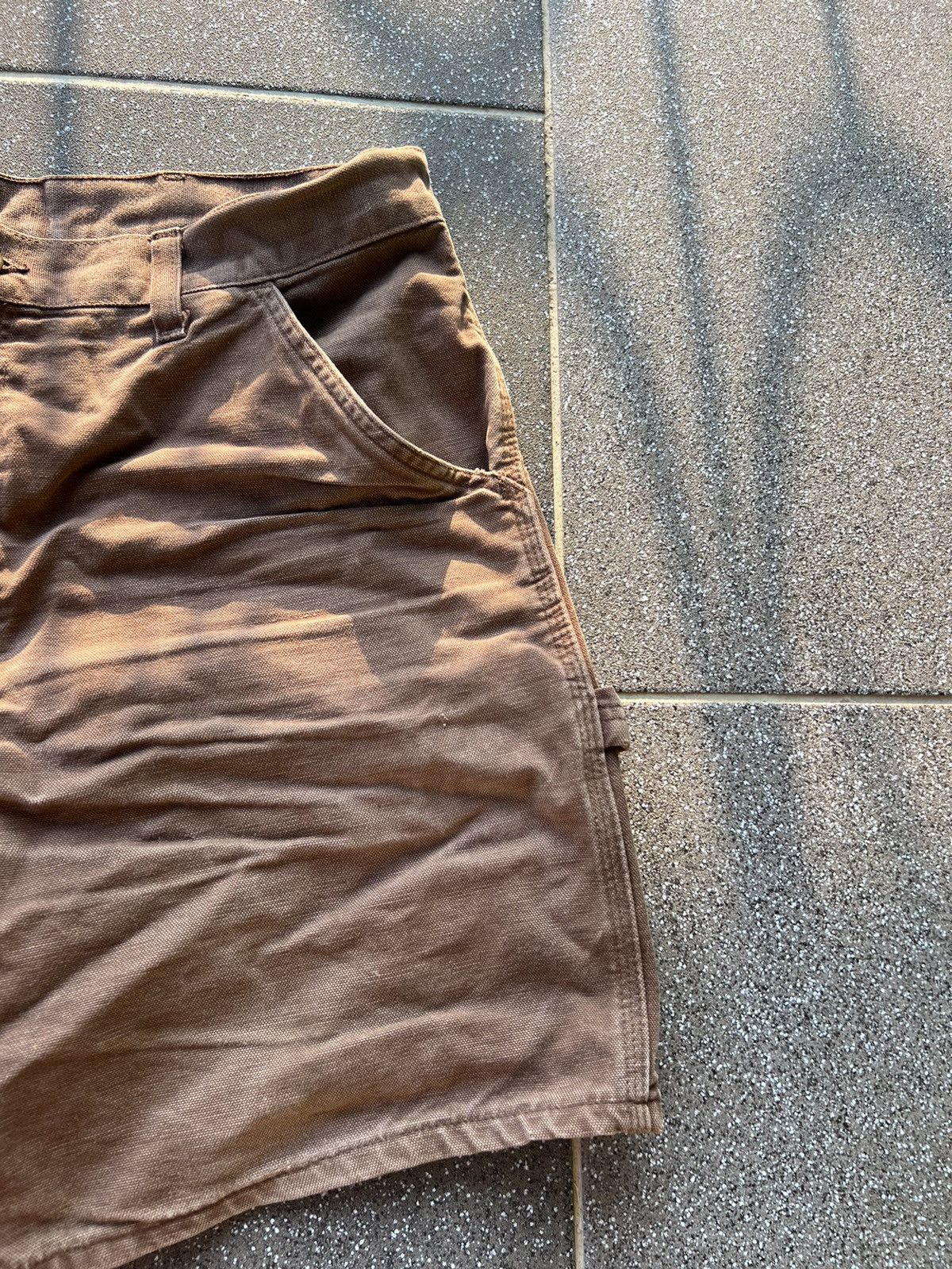 Carhartt × Vintage Carhartt Shorts Carpenter cargo Work Shorts Y2K Size US 36 / EU 52 - 7 Thumbnail