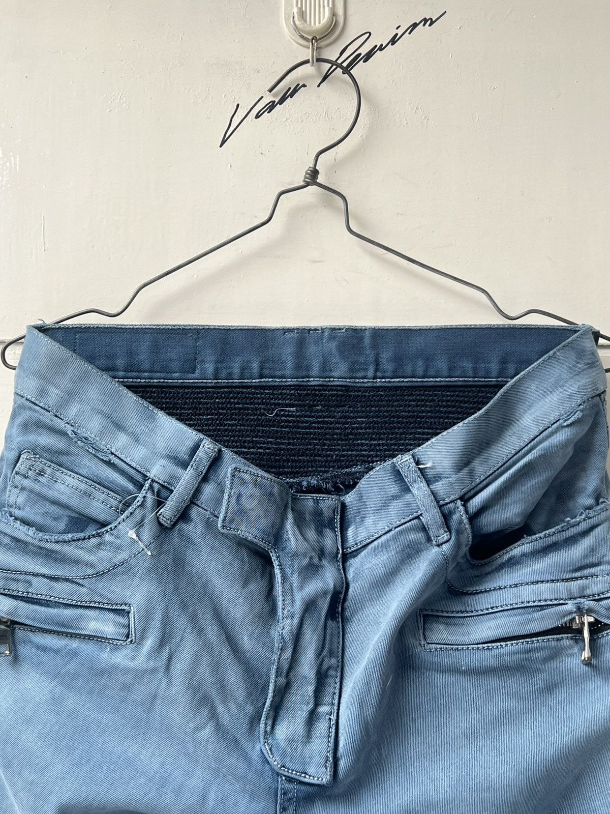 Balmain Balmain Paris Biker Distressed Jeans Size US 32 / EU 48 - 12 Thumbnail