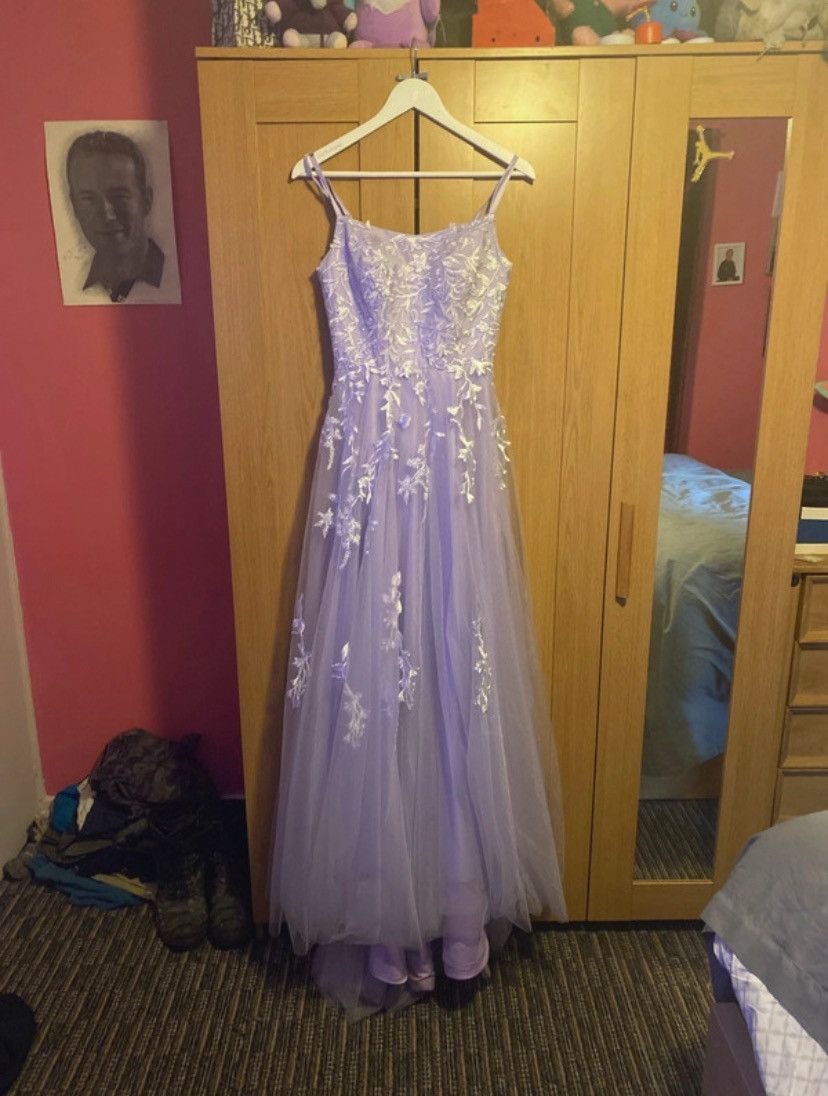 Designer Stacees lilac Prom dress Size S / US 4 / IT 40 - 1 Thumbnail