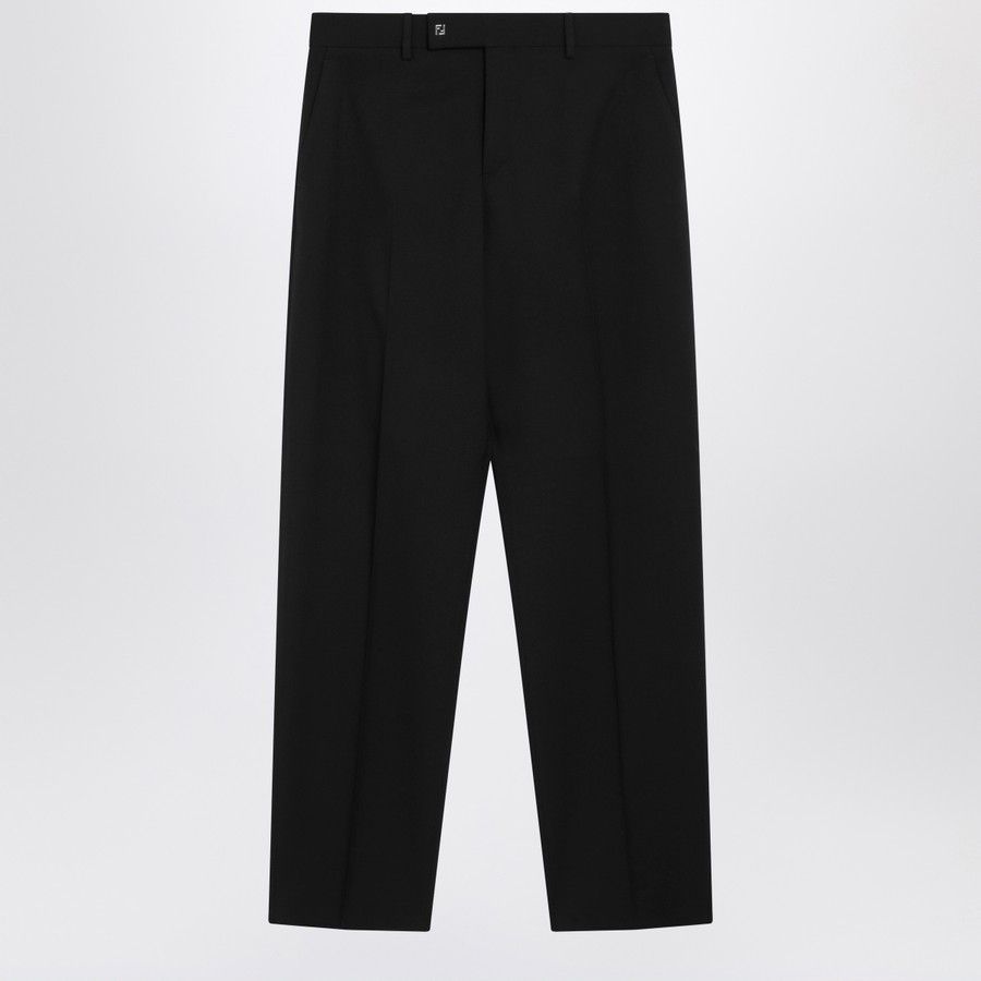 Fendi o1d2blof0226 Wool Trouser in Black Size US 30 / EU 46 - 1 Thumbnail