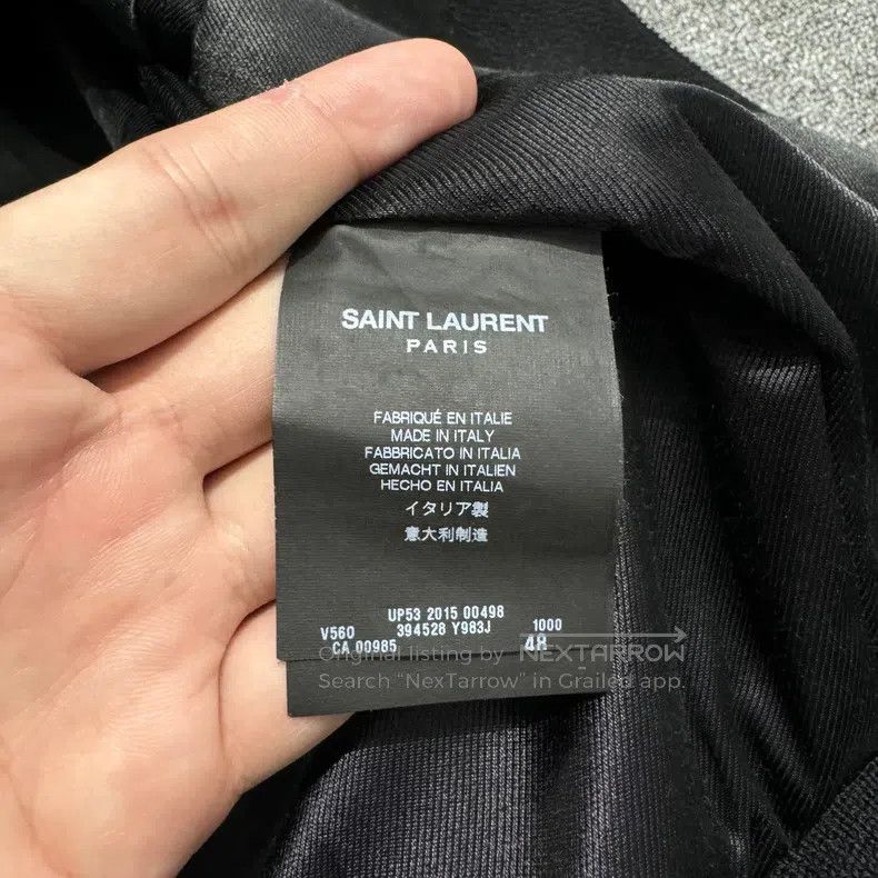 Saint Laurent Paris Saint Laurent Paris Wool Baseball Jacket and Jacket i Size US M / EU 48-50 / 2 - 3 Thumbnail