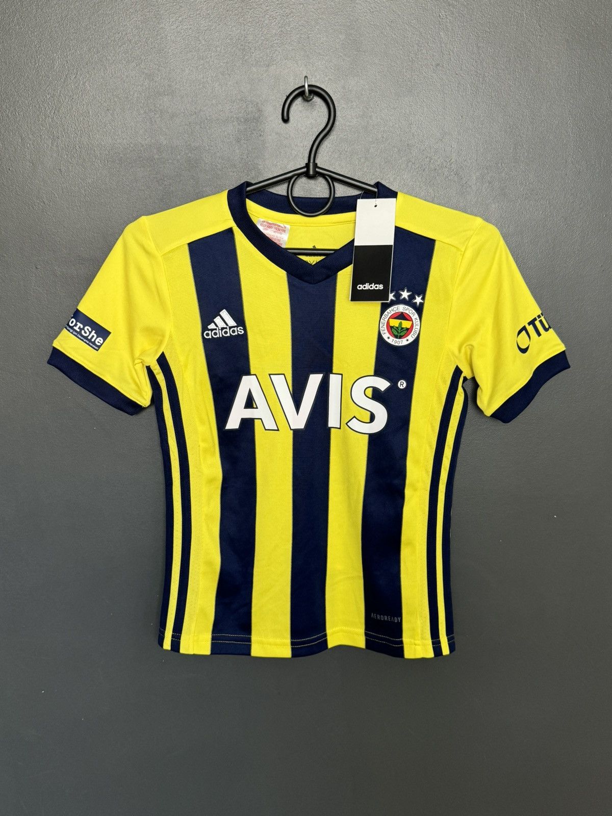 Adidas KIDS New Fenerbahce 20/21 Home Football Jersey T-Shirt Size US XS / EU 42 / 0 - 1 Thumbnail