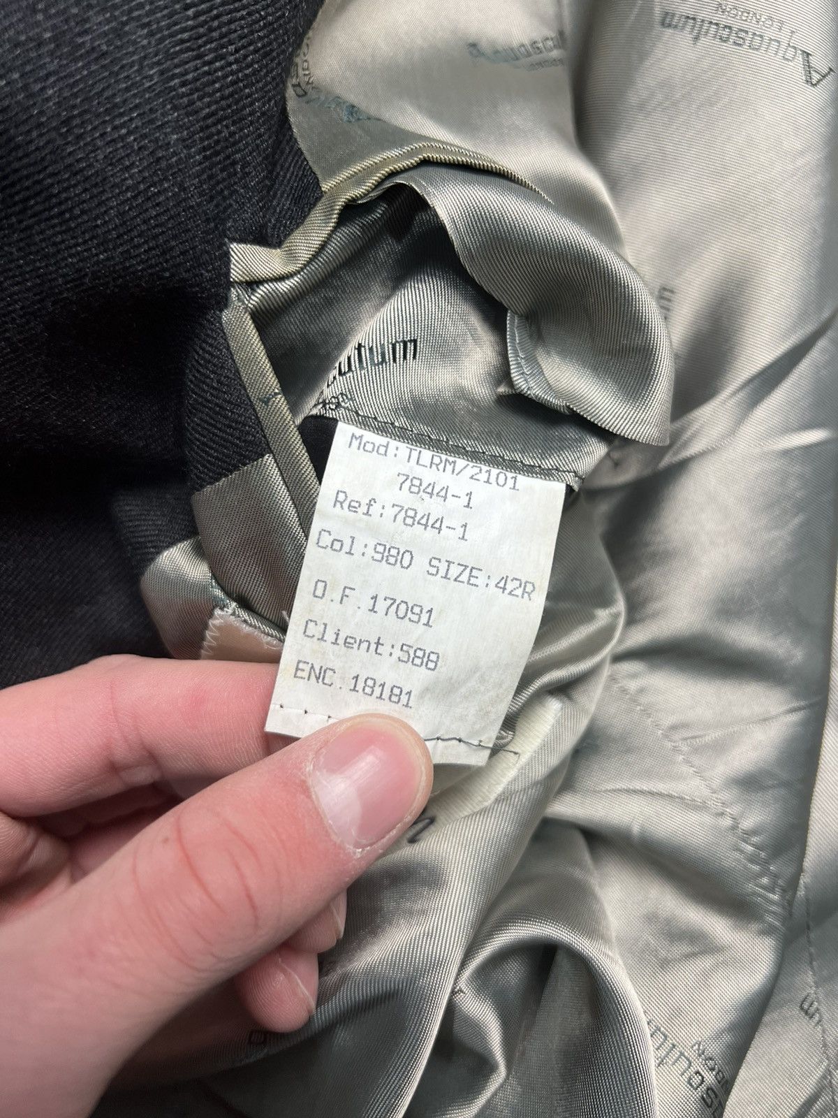 Aquascutum Mens Aquascutum London Suit Blazer And Pants England Size 38 Size 34R - 8 Thumbnail