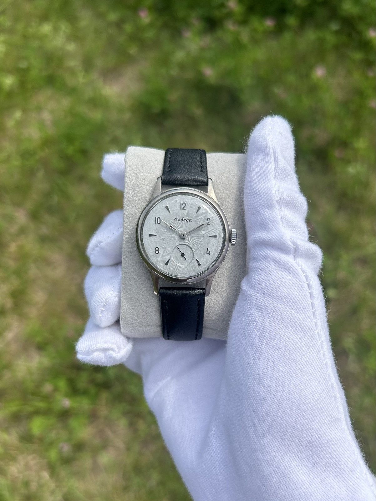 Vintage Watch Pobeda USSR Soviet Mechanical Wristwatch 1950s