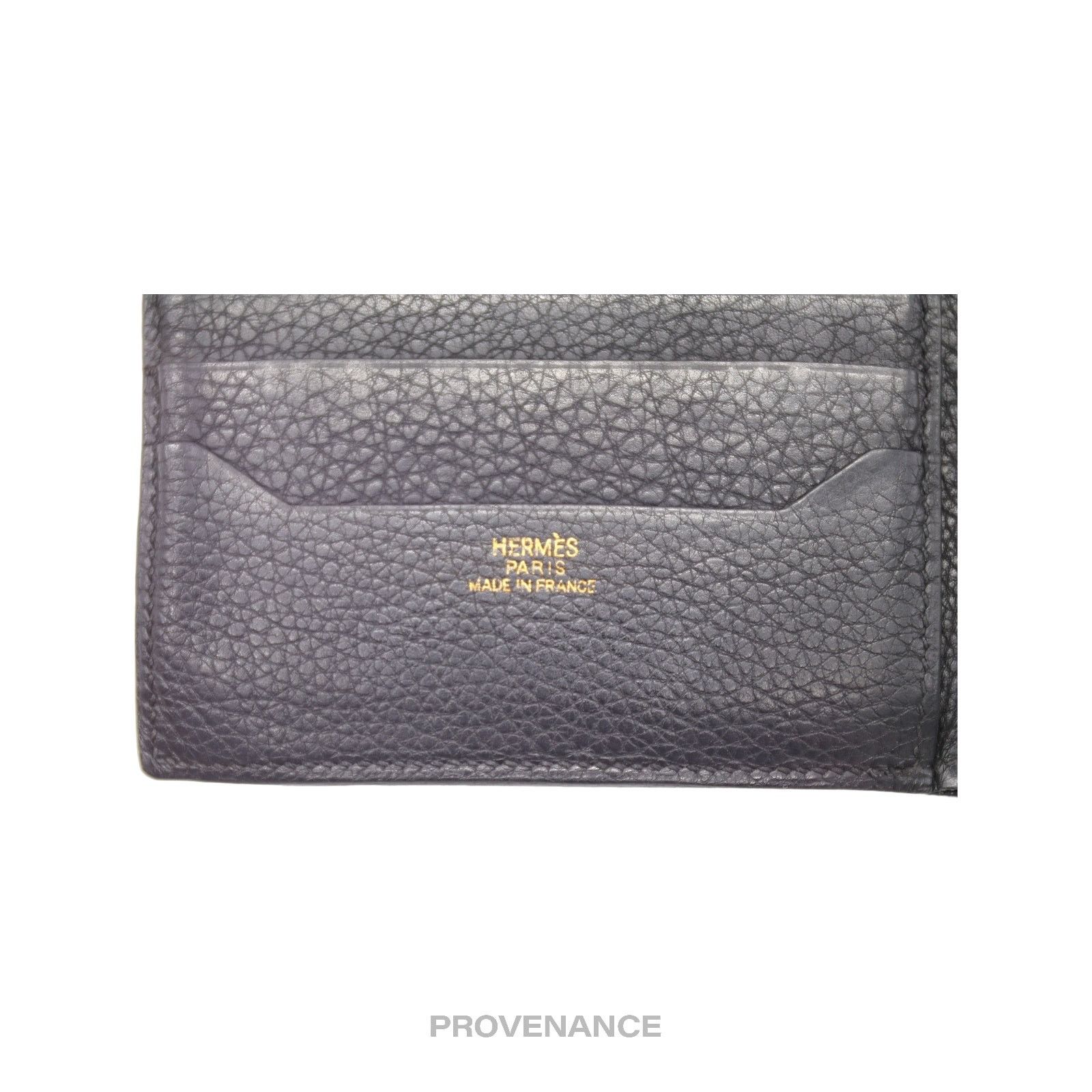 Hermes 🔴 Hermes 10CC Bifold Wallet - Black Chevre Leather Size ONE SIZE - 7 Thumbnail