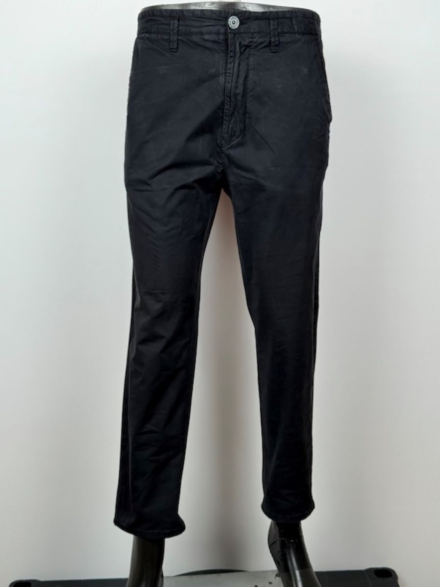 Stone Island Stone Island Chino W31 Pantalone Nero Slim Size US 31 - 1 Thumbnail
