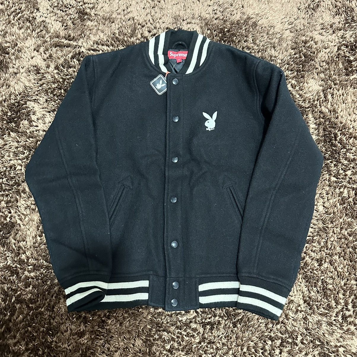 Supreme Supreme SS11 Playboy Varsity Jacket | Grailed