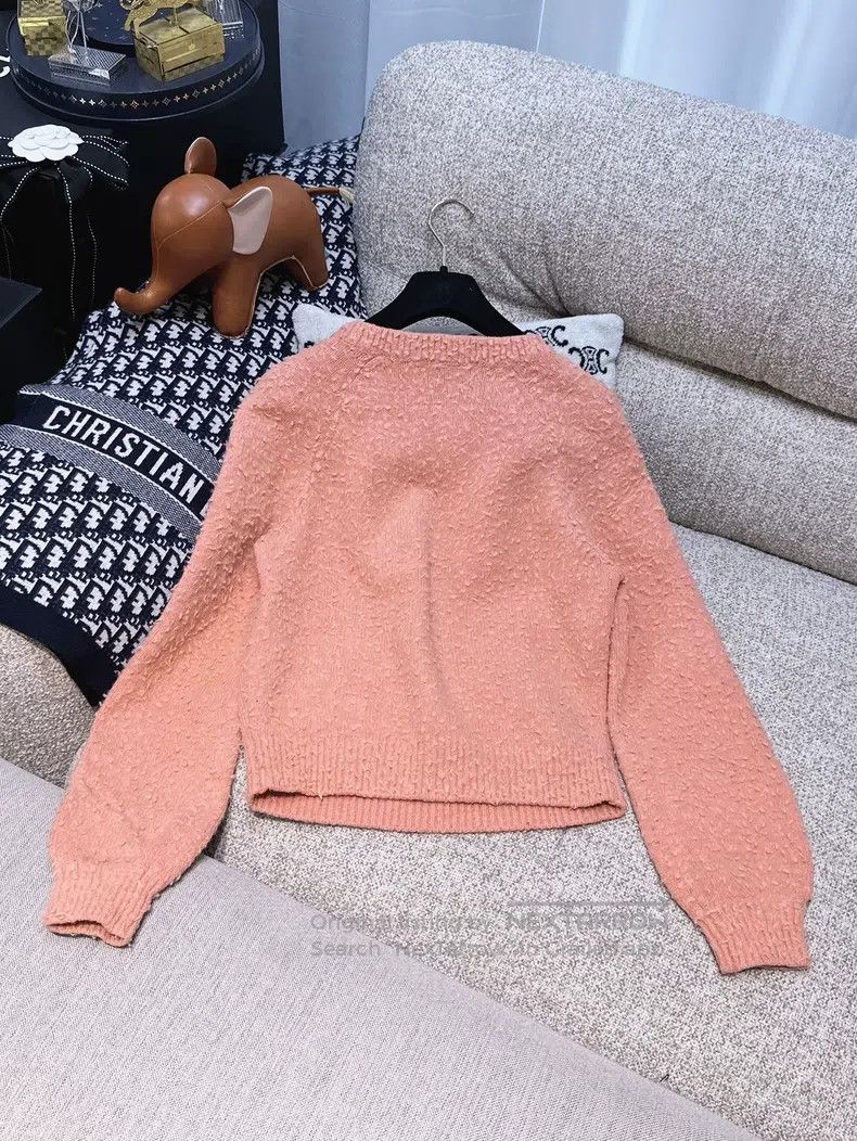 Chanel Chanel 21B orange long-sleeved schoolbag buckle alpaca woo Size XXS / US 00 / IT 34 - 2 Thumbnail