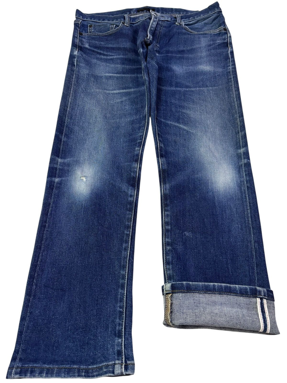 Japanese Brand Vtg Kaihara Denim Uniqlo Selvedge Jeans Size US 34 / EU 50 - 1 Thumbnail