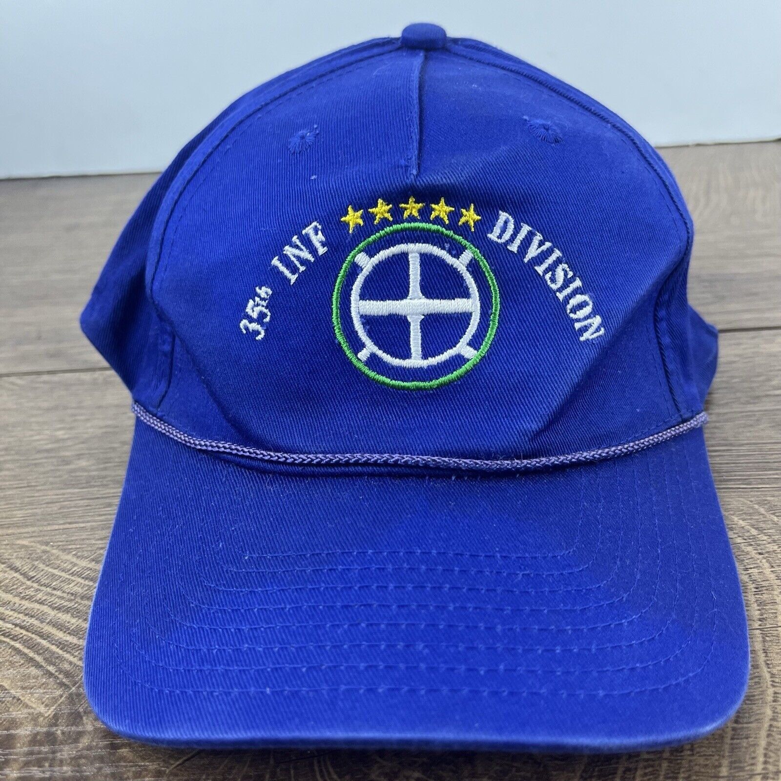 Other 35th Inf Division Hat Infrantry Snapback Hat Blue Adjustable Size ONE SIZE - 3 Thumbnail
