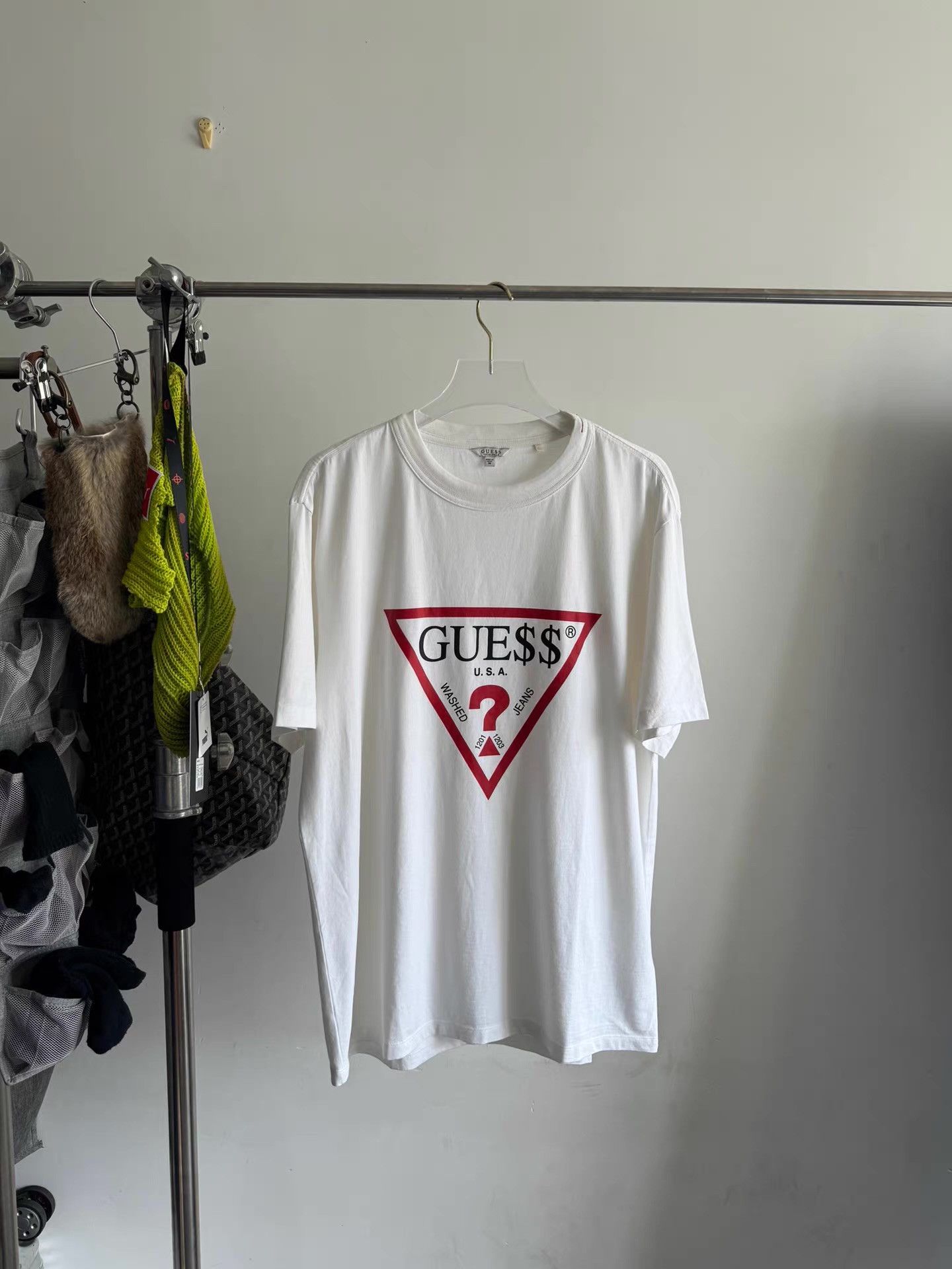 Guess Guess x A$AP Rocky First Edition WhiteShort Sleeve Tee Q17 Size US M / EU 48-50 / 2 - 1 Thumbnail