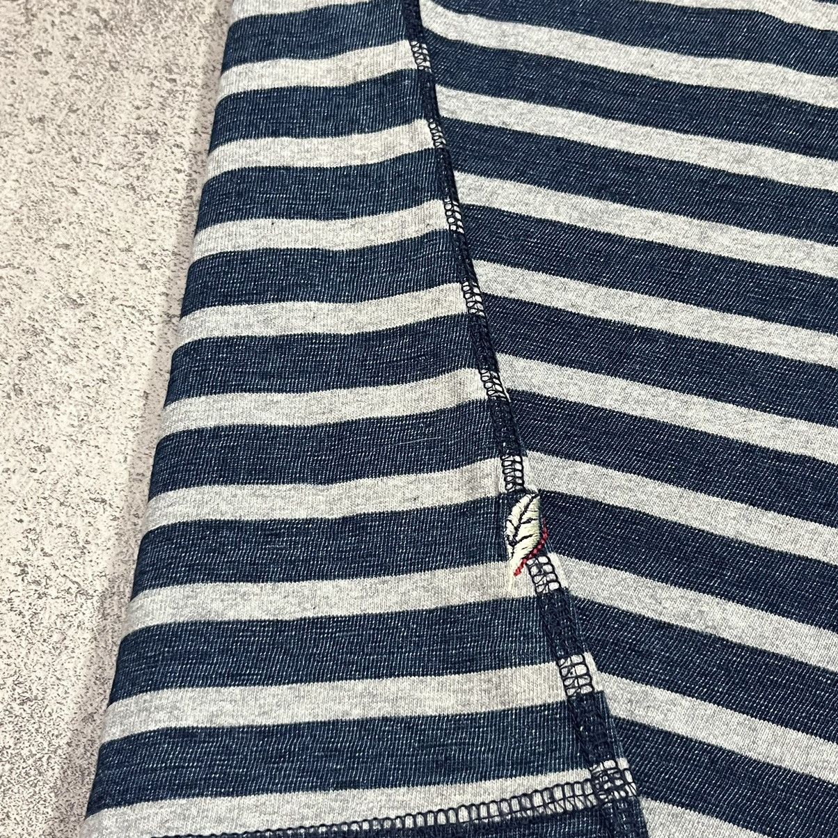Pure Blue Japan Pure Blue Japan Indigo Pocket Striped Tee Size US XXS / EU 40 - 9 Thumbnail