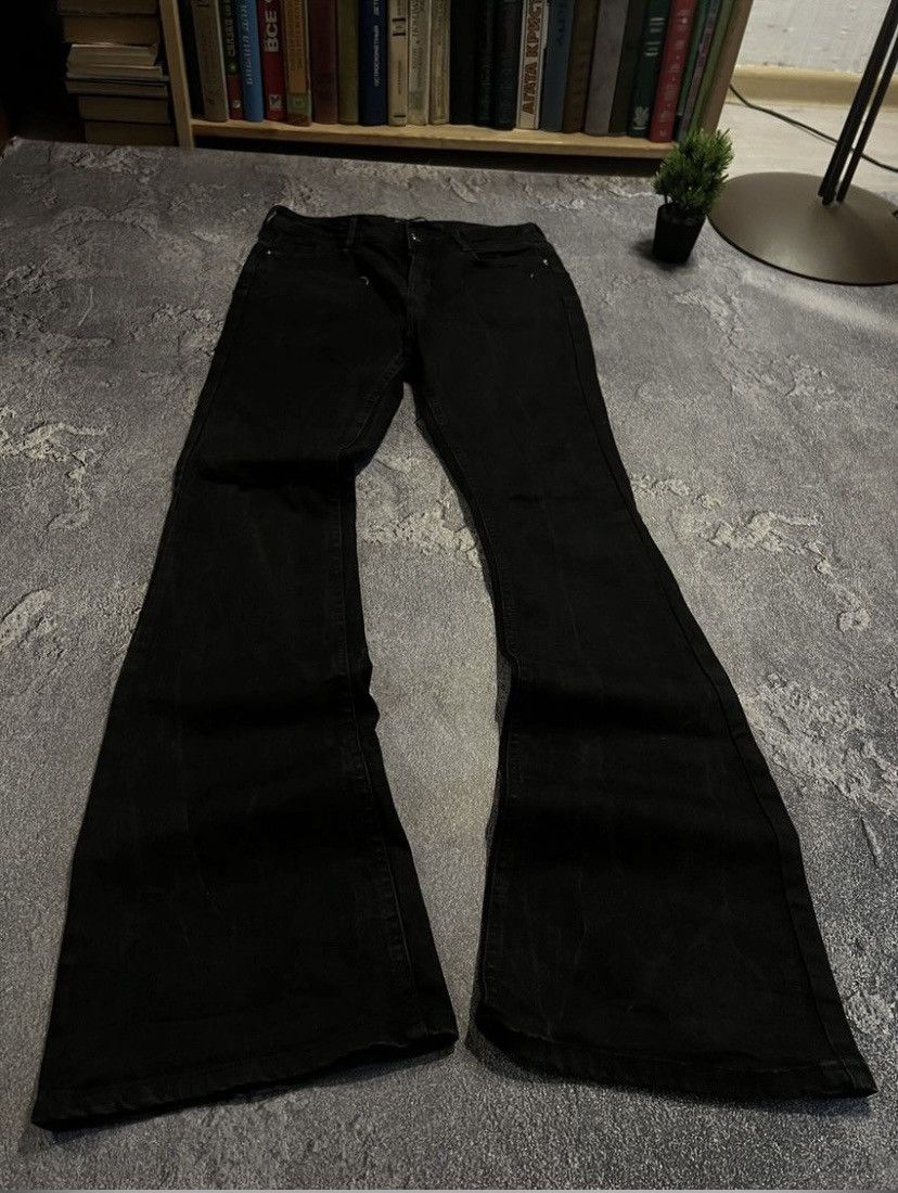 Affliction Underground Y2K Wash Flared Vintage Jean / Number Nine Style Size US 31 - 1 Thumbnail