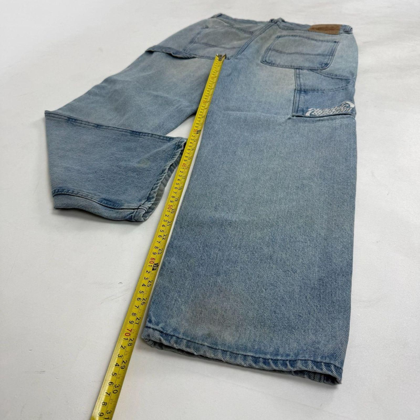 Japanese Brand × Le Grande Bleu (L.G.B.) × Vintage Vintage y2k faded embroidered grunge archive rare baggy jean Size US 34 / EU 50 - 3 Thumbnail