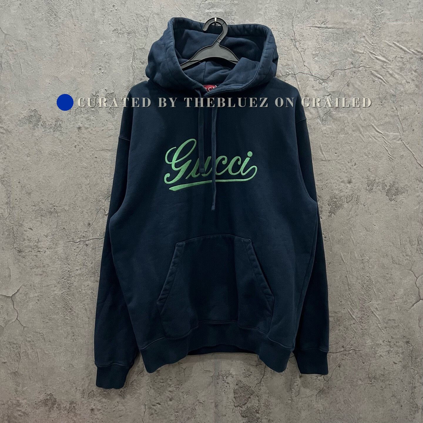 Gucci Gucci Cursive Logo Hoodie Size US S / EU 44-46 / 1 - 1 Thumbnail