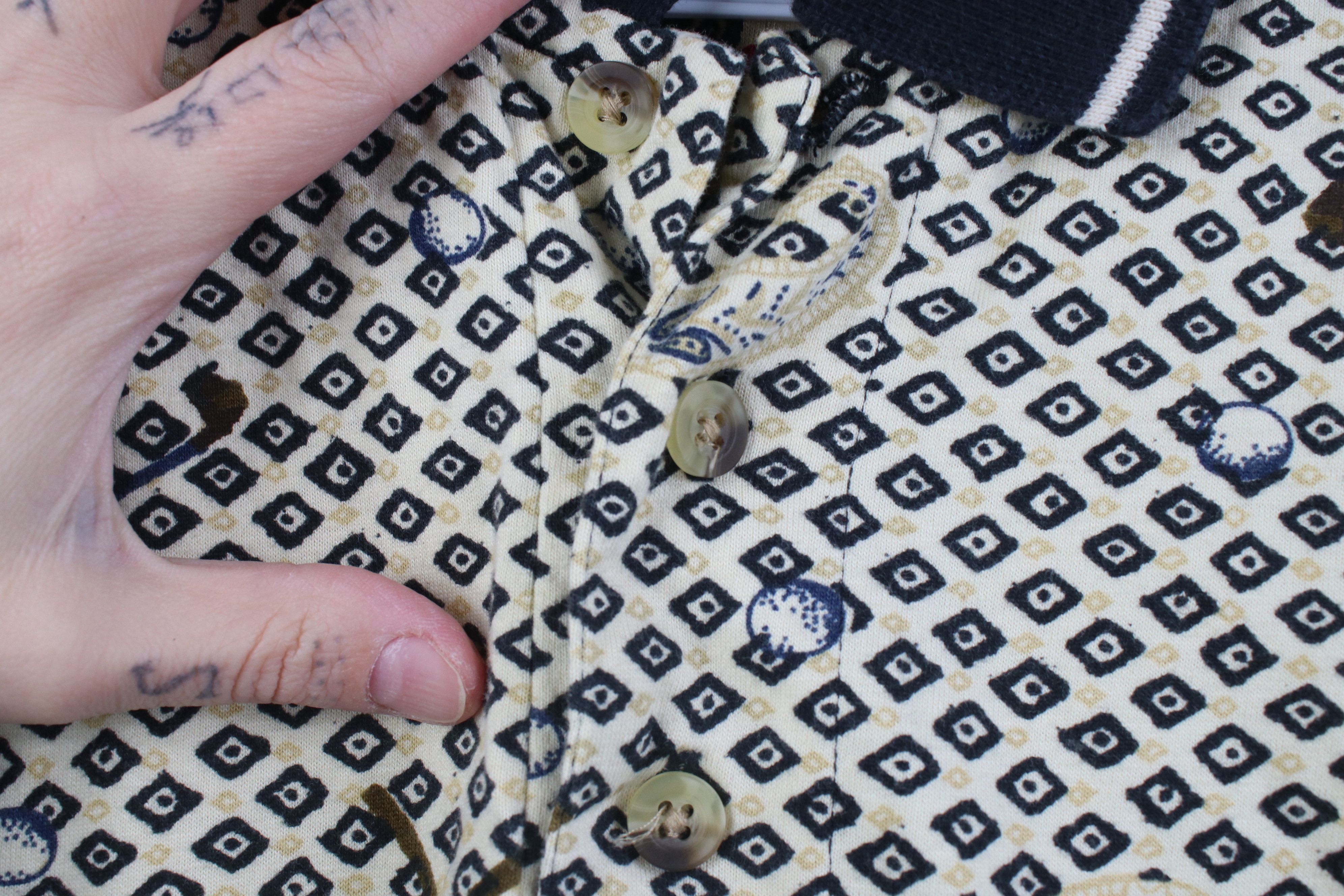 Vintage Vintage 90s Streetwear All Over Print Golf Polo Shirt Size US S / EU 44-46 / 1 - 4 Thumbnail