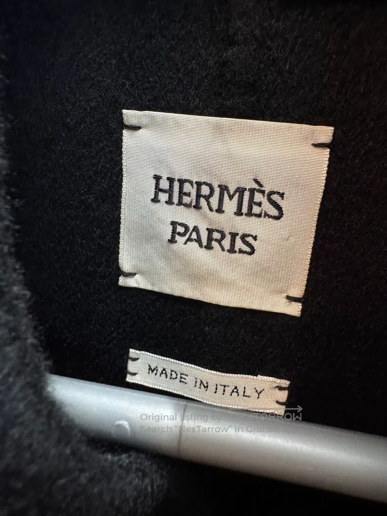 Hermes Hermes Cashmere trench coat Size XXS / US 00 / IT 34 - 2 Thumbnail