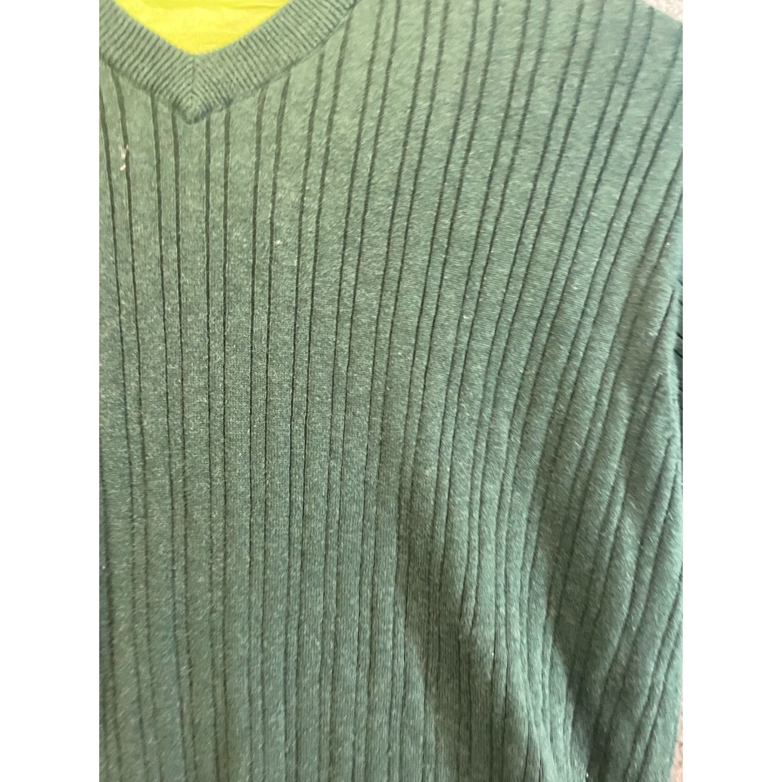 Chaps Chaps Ralph Lauren Sweater Mens XL Pullover Cotton Knit Crew Neck Green"} Size US XL / EU 56 / 4 - 2 Thumbnail