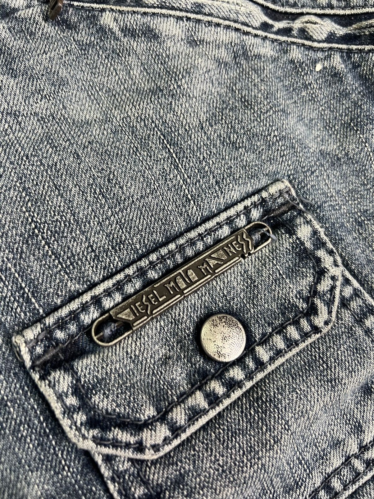 Diesel Y2K Diesel Vintage Moto Bondage Cargo Pleated Mini Skirt Size 27" / US 4 / IT 40 - 7 Thumbnail
