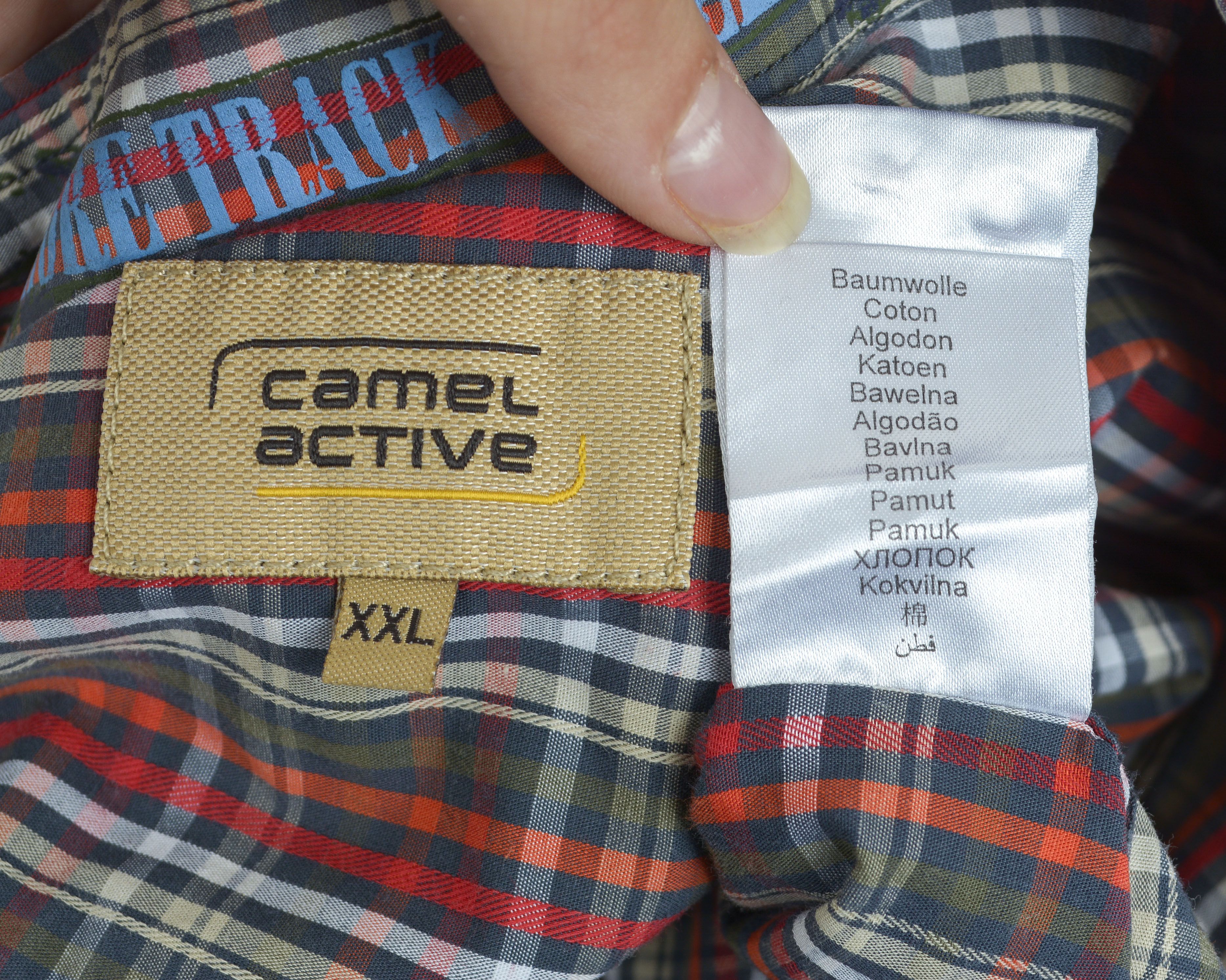 camel active Casual Regular 2XL Shirt Long Sleeve Check Plaid Button Up Size US XXL / EU 58 / 5 - 2 Thumbnail
