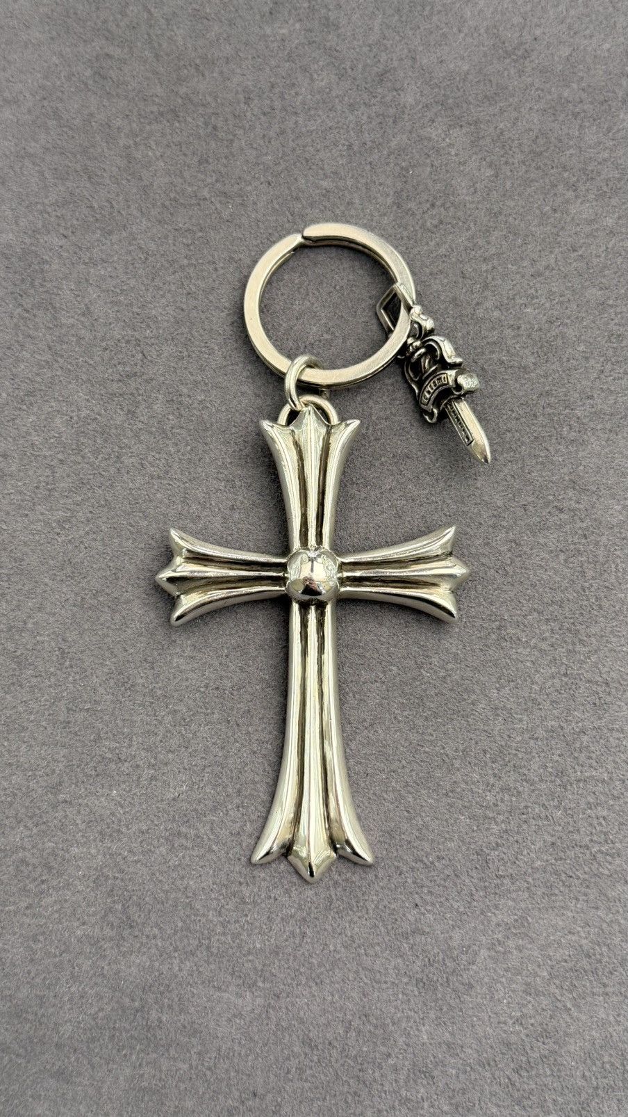 Chrome Hearts Chrome Hearts Cross & Dagger Keychain Silver 925 New Size ONE SIZE - 2 Thumbnail