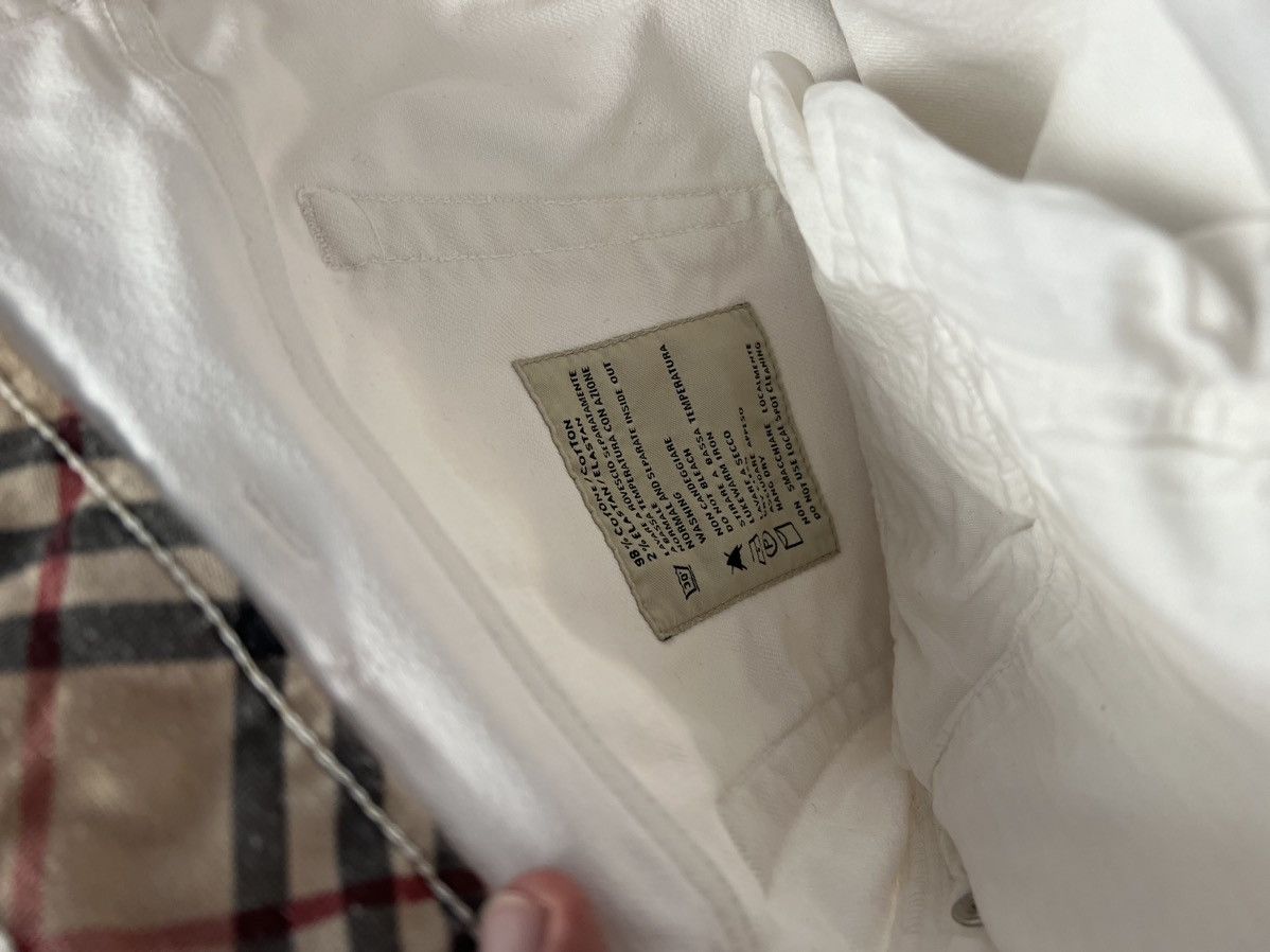 Burberry × Designer × Vintage burberry casual vintage pants denim white jeans VTG Size US 34 / EU 50 - 2 Thumbnail