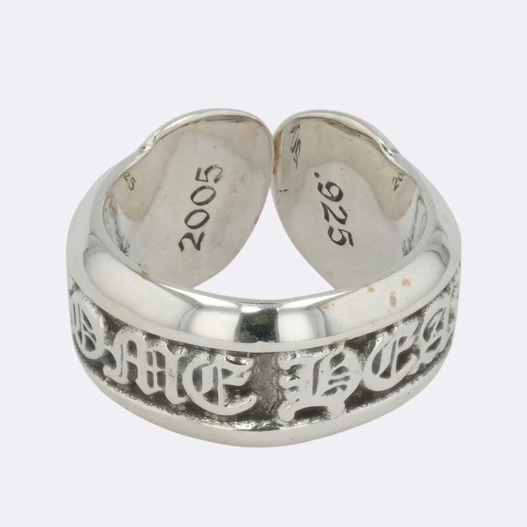 Chrome Hearts 4.5 CHROME HEARTS SM SCROLL LABEL SILVER RING Size ONE SIZE - 5 Thumbnail