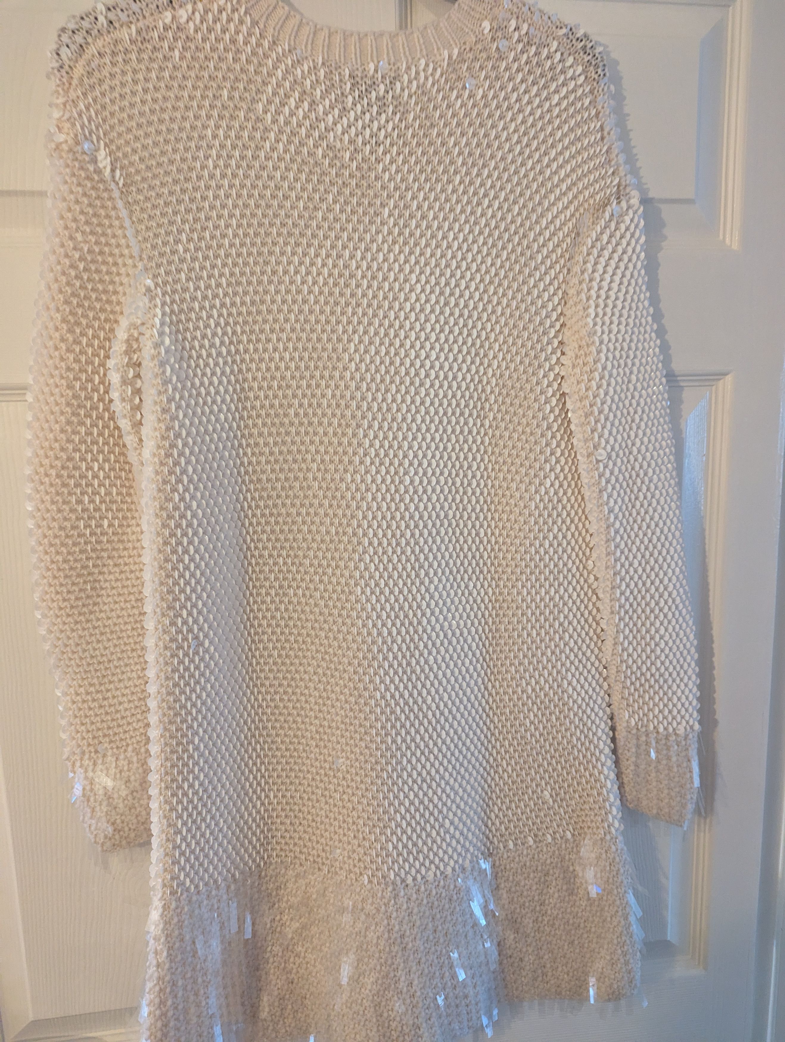 Alexander McQueen Alexander McQueen Long Dress Jumper All over sequin acrylic Size L / US 10 / IT 46 - 4 Thumbnail