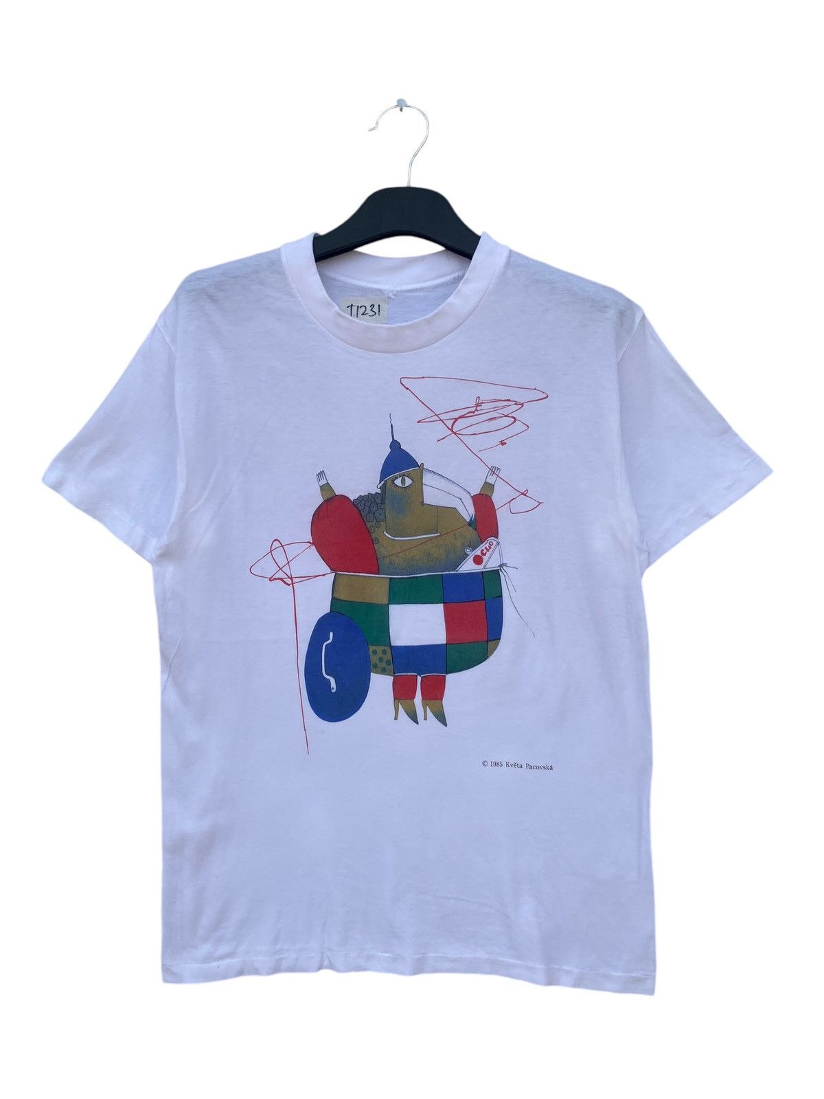 Vintage Vintage 1985 Art Tees By Kveta Pacovska Size US S / EU 44-46 / 1 - 1 Thumbnail