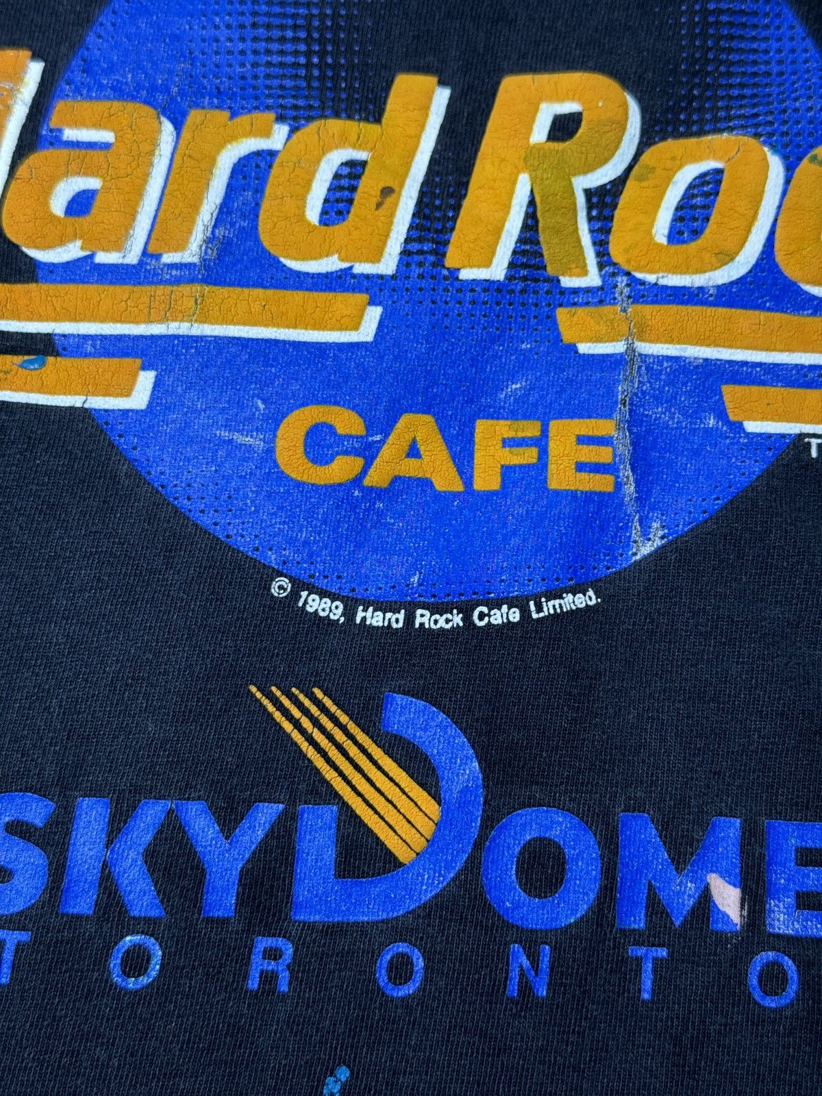 Hard Rock Cafe × Vintage Vintage 90s Hard Rock Cafe Skydome Toronto Canada T Shirt Size US L / EU 52-54 / 3 - 3 Thumbnail