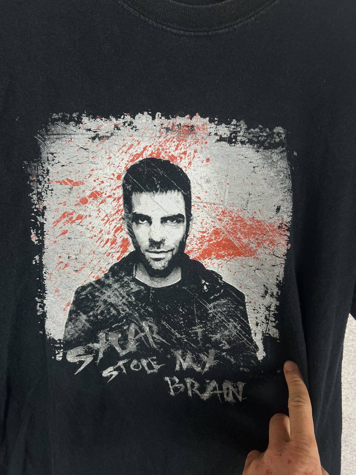 Vintage Vintage Y2K Heroes Sylar Stole my Brain NBC Show T-Shirt Size US M / EU 48-50 / 2 - 3 Thumbnail