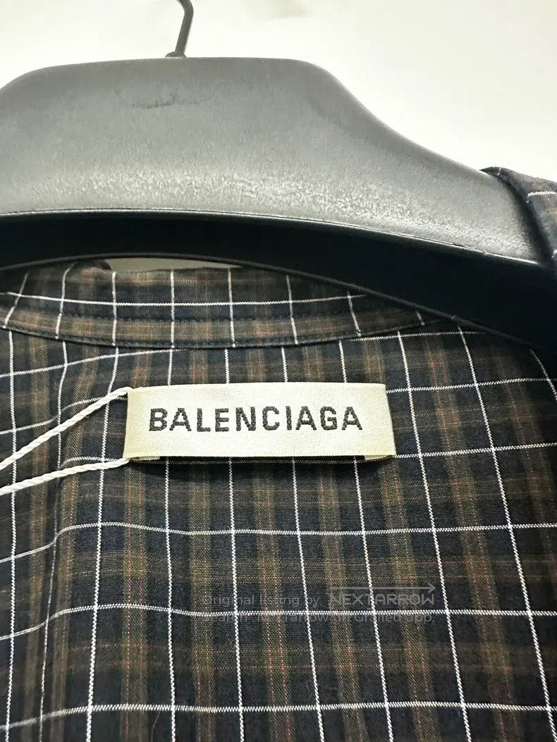 Balenciaga Balenciaga Shirt Dress Size XXS / US 00 / IT 34 - 7 Thumbnail