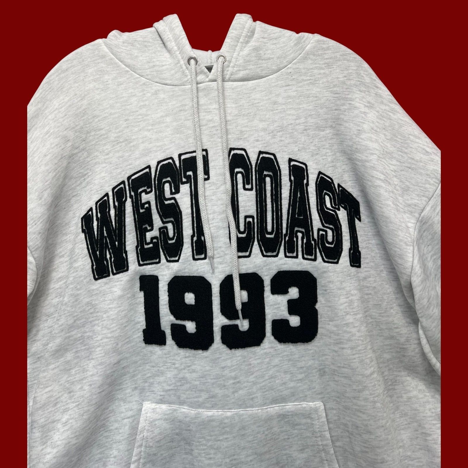 rue21 Rue 21 - Men's Long Sleeve Hooded Sweatshirt - Gray - Small Size US S / EU 44-46 / 1 - 10 Thumbnail