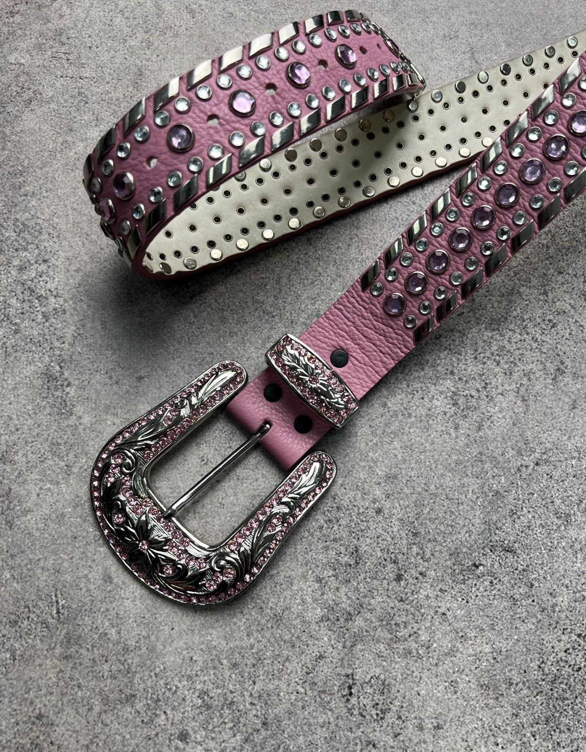 B.B. Simon Vintage studded punk belt Size ONE SIZE - 2 Thumbnail