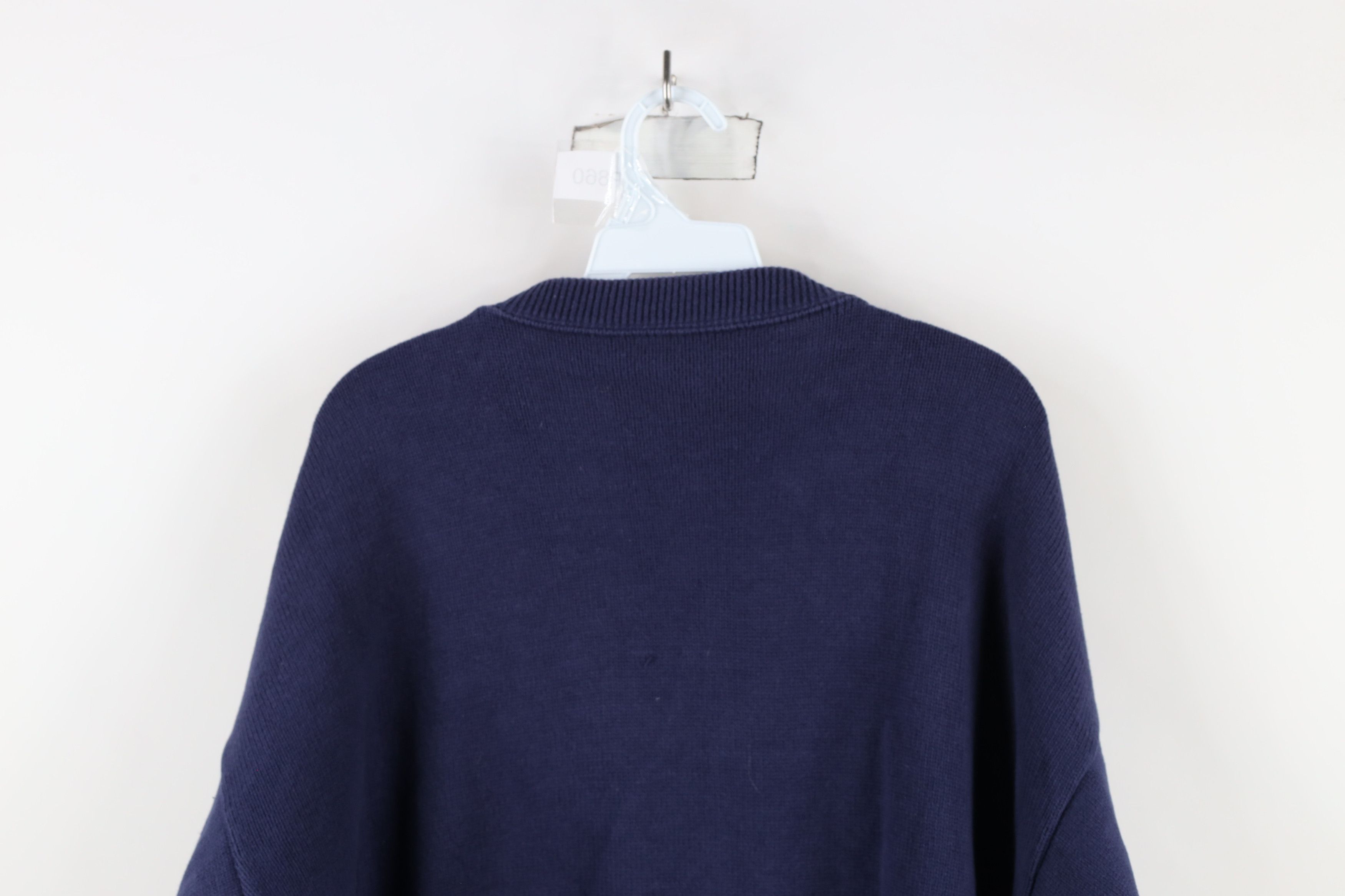 Vintage Vintage 90s Streetwear Cotton Knit Crewneck Sweater USA Size US XXL / EU 58 / 5 - 11 Thumbnail