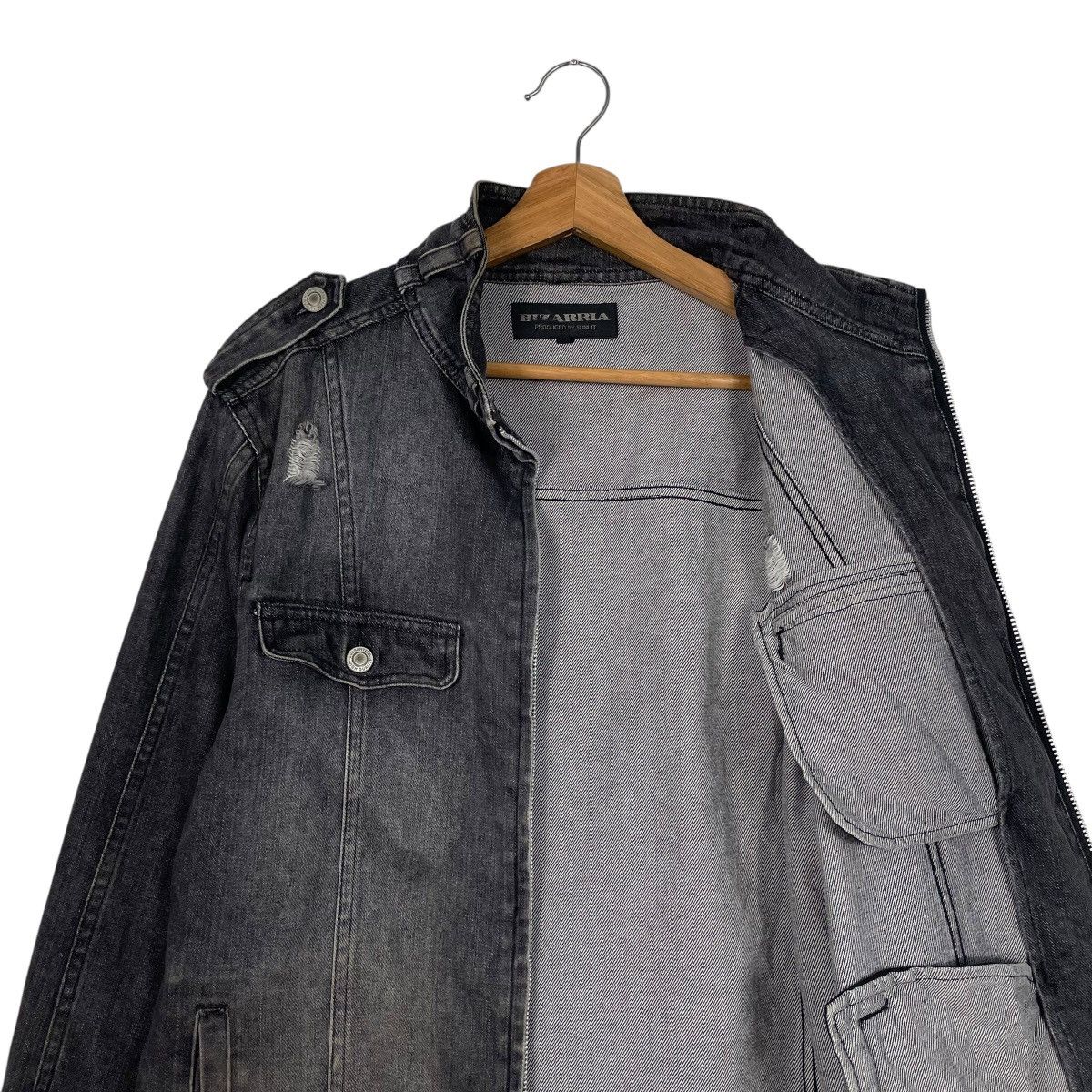 Japanese Brand Japanese Brand Bizarria Denim Jacket Size US S / EU 44-46 / 1 - 13 Thumbnail
