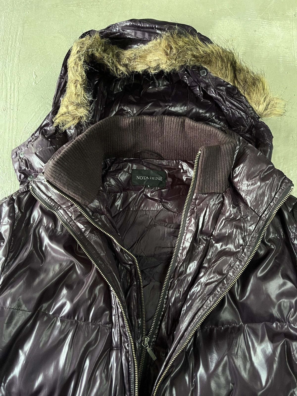 14th Addiction Nota Bene Faux Fur Double Zipper Puffer Jacket Lgb Style Size US L / EU 52-54 / 3 - 3 Thumbnail