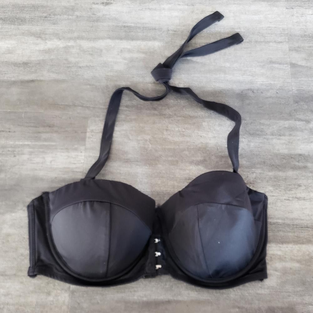 Asos Black ASOS Bustier Bikini Top Size ONE SIZE - 1 Thumbnail