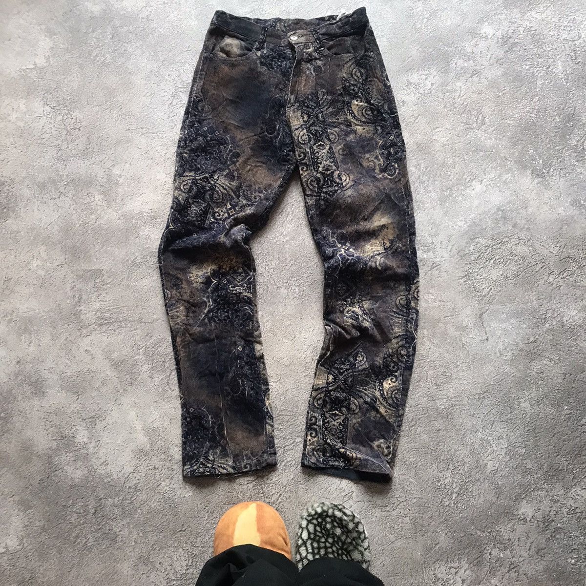 Vintage Vintage 90s Japan Baggy Wide Leg Parachute Pants Grunge 27 Size 27" / US 4 / IT 40 - 2 Thumbnail